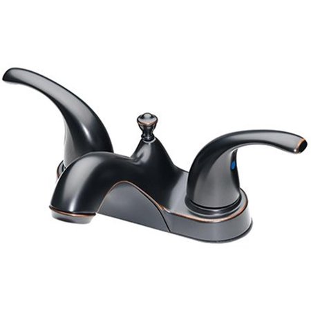 HOMEWERKS 4 in. HomePointe Centerset Lavatory Faucet with 2 Handle - Brushed Bronze 242113